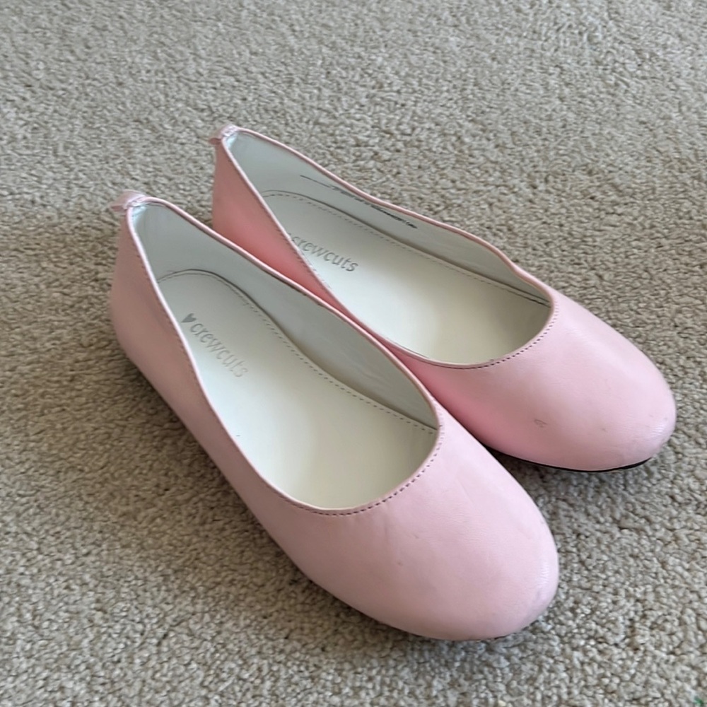 Crewcuts Pink Flats Size 1
